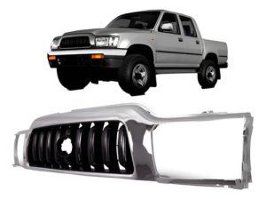 Grade Dianteira Hilux Srv 2002 2003 2004 Cromada