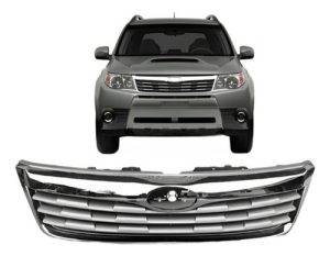 Grade Radiador Forester 2009 A 2012 Cromada Sem Emblema