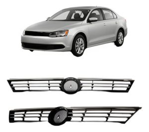 Grade Radiador Jetta 2011 2012 2013 2014  C/friso Cromado