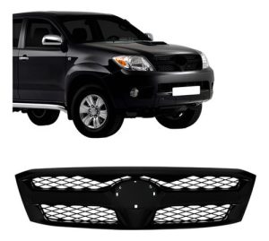 Grade Radiador Hilux 2005 2006 2007 Preto Pintura
