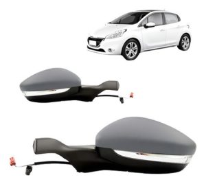 Par Retrovisor Eletrico Retratil Com Pisca 208 2013 A 2020