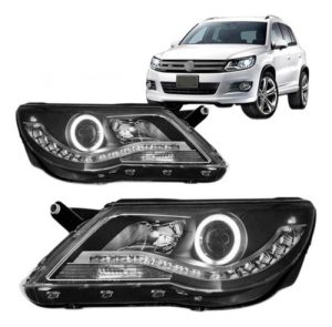 Par Farol Tiguan 2009 2010 2011 Com Led E Projetor