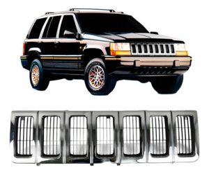 Grade Radiador Jeep Grand Cherokee 1996 1997 1998 Cromado
