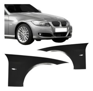 Par Paralama Bmw S3 2006 2007 2008 09 10 2011 Com Furo Pisca