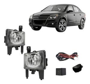 Kit Farol Milha Auxiliar Vectra 2006 2007 2008 Sem Grade.
