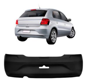 Parachoque Traseiro Gol G7 2016 A 2019 Preto S/ Refletor