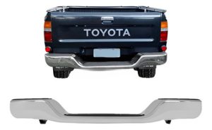Parachoque Traseiro Hilux Srv 1992 A 2004 Cromado Completo