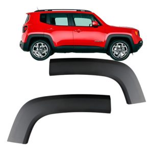 Alargador Aplique Moldura Paralama Jeep Renegade Traseiro Le