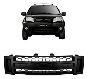 Grade Radiador Ecosport 2008 2009 2010 2011 2012 Preto Liso