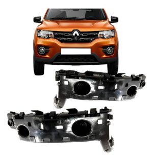 Par Guia Suporte Envolvente Dianteiro Kwid 2017 A 2018