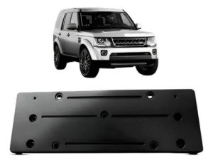 Suporte Placa Dianteiro Discovery 4 2014 A 2017 Preto Text