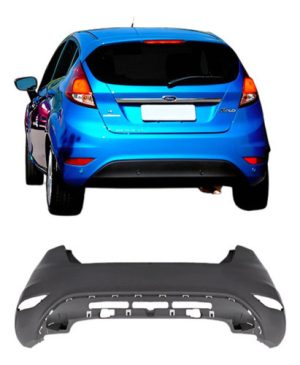 Parachoque Traseiro New Fiesta Hatch 2014 2015 2016