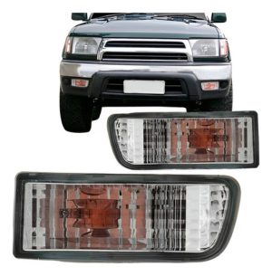 Par Pisca Seta Parachoque Hilux Sw4 99 00 2001 2002 Cristal
