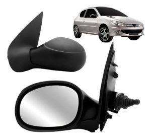 Par Retrovisor Para Peugeot 206 98 99 2000 A 09 C/ Controle