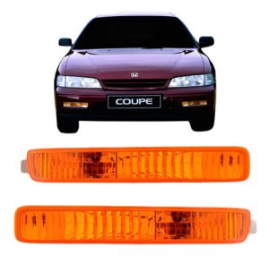Par Pisca Seta Parachoque Honda Accord 1992 1993 Ambar