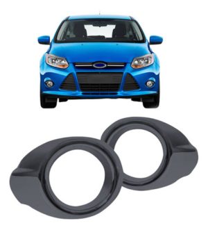 Par Suporte Farol Milha Auxiliar Focus 2014 A 2015 Preto