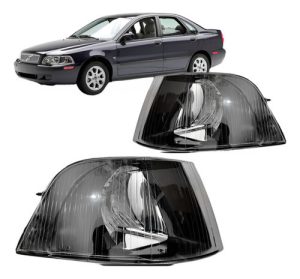 Par Pisca Volvo S40 V40 2001 2002 2003 2004 Lente Fume