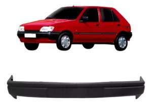 Parachoque Dianteiro Fiesta 1989 A 1995 Preto (espanhol)