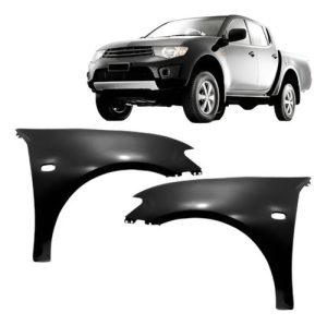 Par Paralama Triton 2007 08 09 10 11 12 2013 S/ Furo Moldura