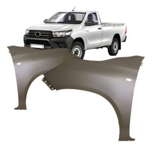Par Paralama Dianteiro Hilux Srv 2016 17 2018 Com Furo Pisca