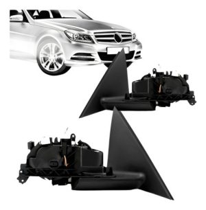 Par Retrovisor Mercedes C180 2008 A 2014 Eletrico Sem Capa