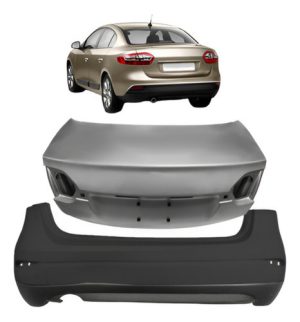 Tampa Porta Mala + Parachoque Traseiro Fluence 2010 A 2014