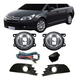 Kit Farol Auxiliar Milha Neblina Citroen C4 Hatch C4 Pallas