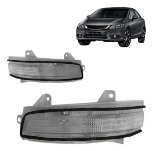 Par Pisca Retrovisor Civic 2012 2013 2014 2015 2016 Novo