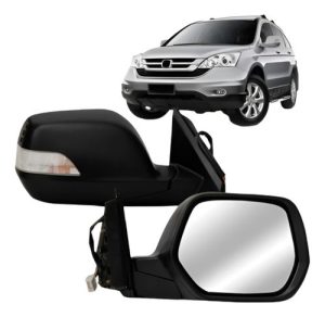 Par Retrovisor Eletrico Retratil Crv Com Pisca 2007 A 2011