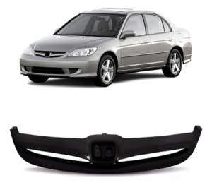 Grade Radiador Civic 2004 2005 2006 Sedan Preto
