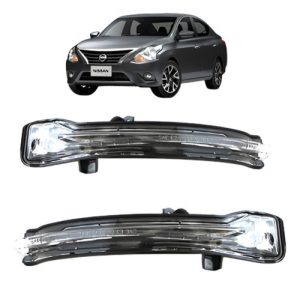 Par Pisca Retrovisor Versa 2016 2017 2018 Externo