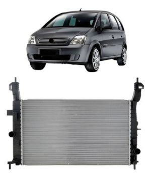 Radiador Meriva 2002 A 2012 1.8 Com Ou Sem Ar Manual