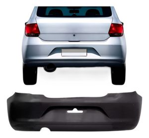 Parachoque Traseiro Gol G6 2013 A 2016 S/refletor Preto Liso