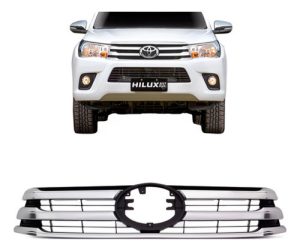 Grade Radiador Toyota Hilux Srx 2016 2017 2018 Cromada