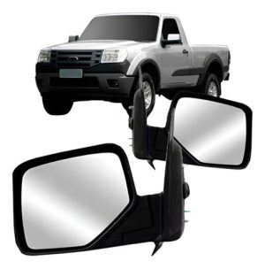 Par Retrovisor Ranger 2010 2011 2012 Manual Capa Cromada