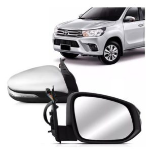 Retrovisor Hilux 2016 A 2023 Elétrico Rétrátil Com Pisca