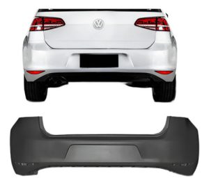 Parachoque Traseiro Golf 14 A 17 Tsi High Gti S/furo Sensor