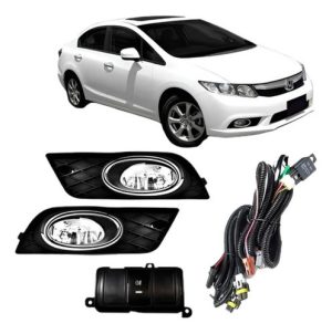 Kit Farol Milha Neblina Honda New Civic 2012 13 2014
