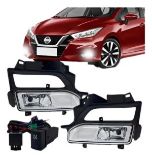 Kit Farol De Milha Nissan Versa 2021 2022 Modelo Original