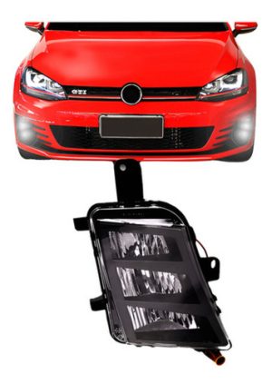 Farol Milha Auxiliar Golf Gti 2014 2015 2016 2017 C/led