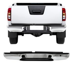 Parachoque Traseiro Frontier 07/12 Cromado C/suporte Oferta