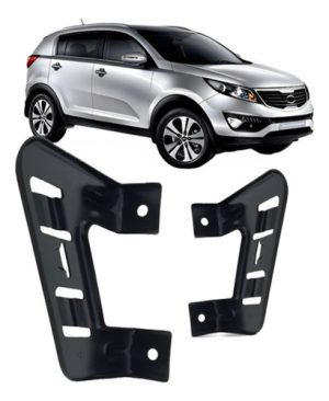 Par Suporte Parachoque Diant Sportage 2011 A 2015 Superior