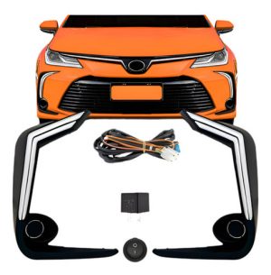 Kit Farol Milha Auxiliar Corolla 2020 2021 2022 2023 Led Drl