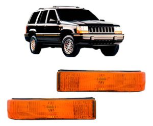 Par Pisca Seta Grand Cherokee 97 98 99 A  02 Âmbar Inferior