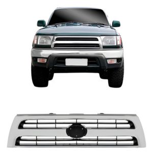 Grade Radiador Hilux Sw4 2001 A 05 Preta C/ Moldura Cromada