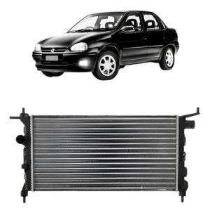 Radiador Corsa Classic 2011 A 2016 1.0 8v Com/ Sem Ar Manual