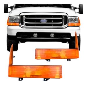 Par Pisca Seta F250 F350 1999 2000 01 02 03 2004 2005 Âmbar