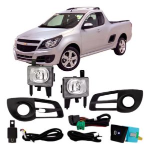 Kit Farol Milha Auxiliar Montana 2011 À 2016 Com Grade