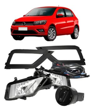 Kit Farol Milha Gol G8 2018 2019 2020 2021 2022