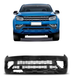 Parachoque Amarok 2017 2018 2019 Com Grade Preto
